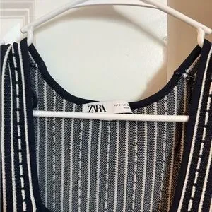ZARA Knit Skater Mini Dress